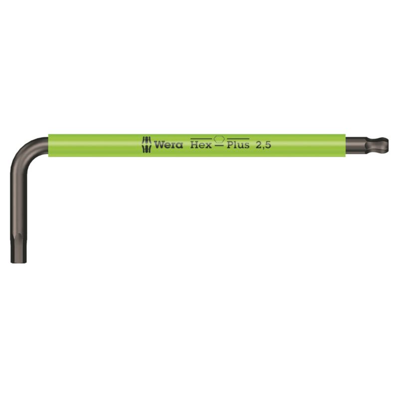 Klucz trzpieniowy Wera długi z końcówką kulistą, metryczny, 2.5 x 63 mm, 05022671001, 1szt.