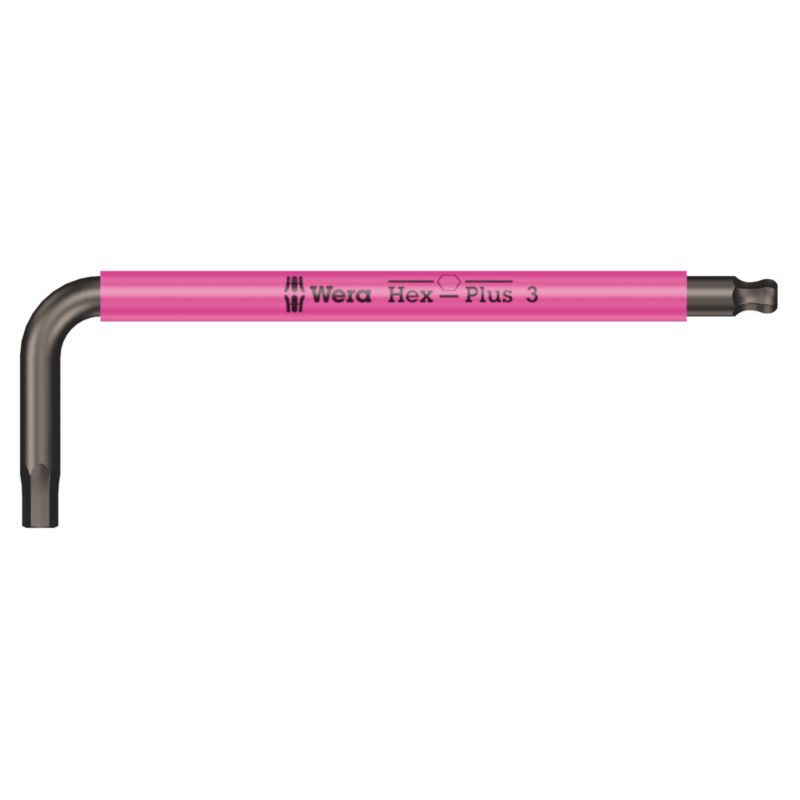 Klucz trzpieniowy Wera długi z końcówką kulistą, metryczny, 3 x 71 mm, 05022672001, 1szt.