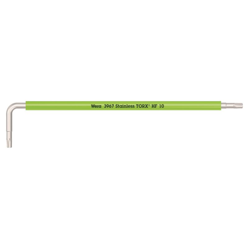 Klucz trzpieniowy Wera TORX Multicolour, z funkcją przytrzymywania, długi, ze stali nierdzewne, TX 10, 1szt.
