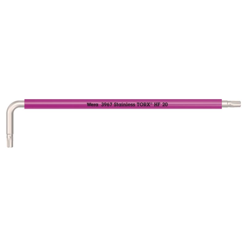 Klucz trzpieniowy Wera TORX Multicolour, z funkcją przytrzymywania, długi, ze stali nierdzewne, TX 20, 1szt.