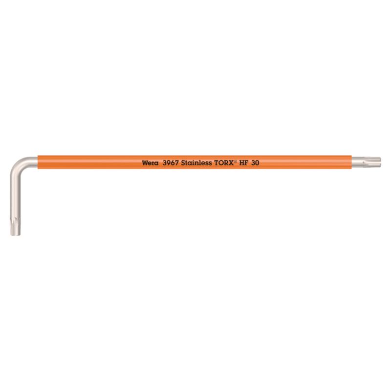 Klucz trzpieniowy Wera TORX Multicolour, z funkcją przytrzymywania, długi, ze stali nierdzewne, TX 30, 1szt.