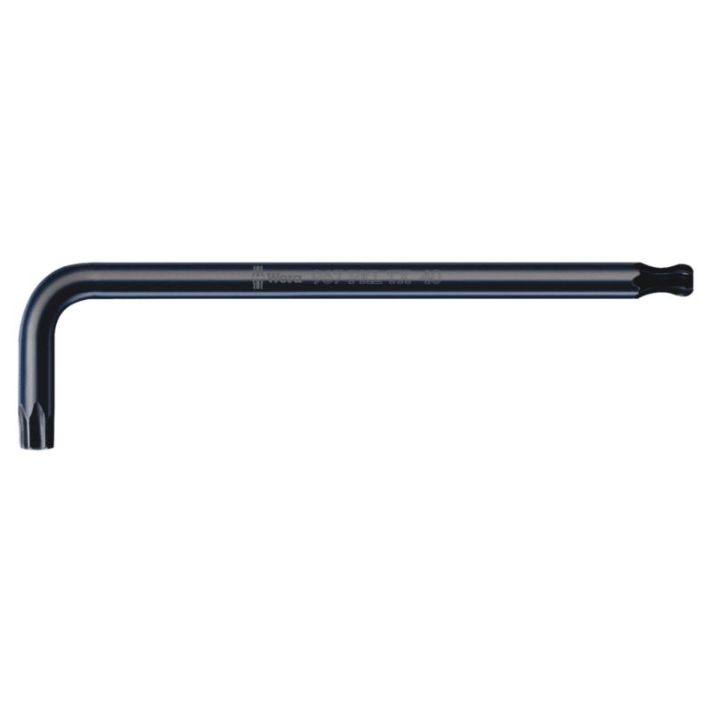 Klucz trzpieniowy Wera TORX z końcówką kulistą, BlackLaser, TX 8 x 76 mm, 05024199001, 1szt.