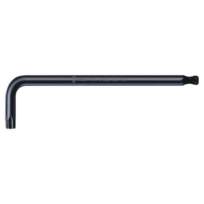 Klucz trzpieniowy Wera TORX z końcówką kulistą, BlackLaser, TX 9 x 79 mm, 05024100001, 1szt.