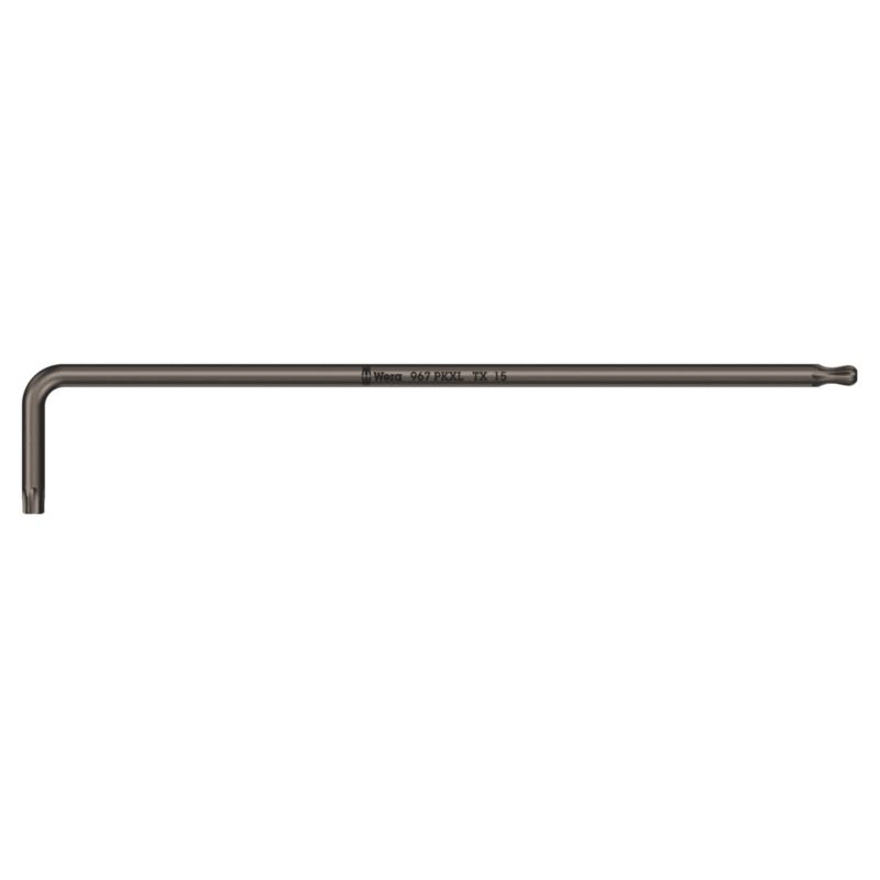Klucz trzpieniowy Wera TORX z końcówką kulistą, długi, TX 15 x 123 mm, 05024464001, 1szt.