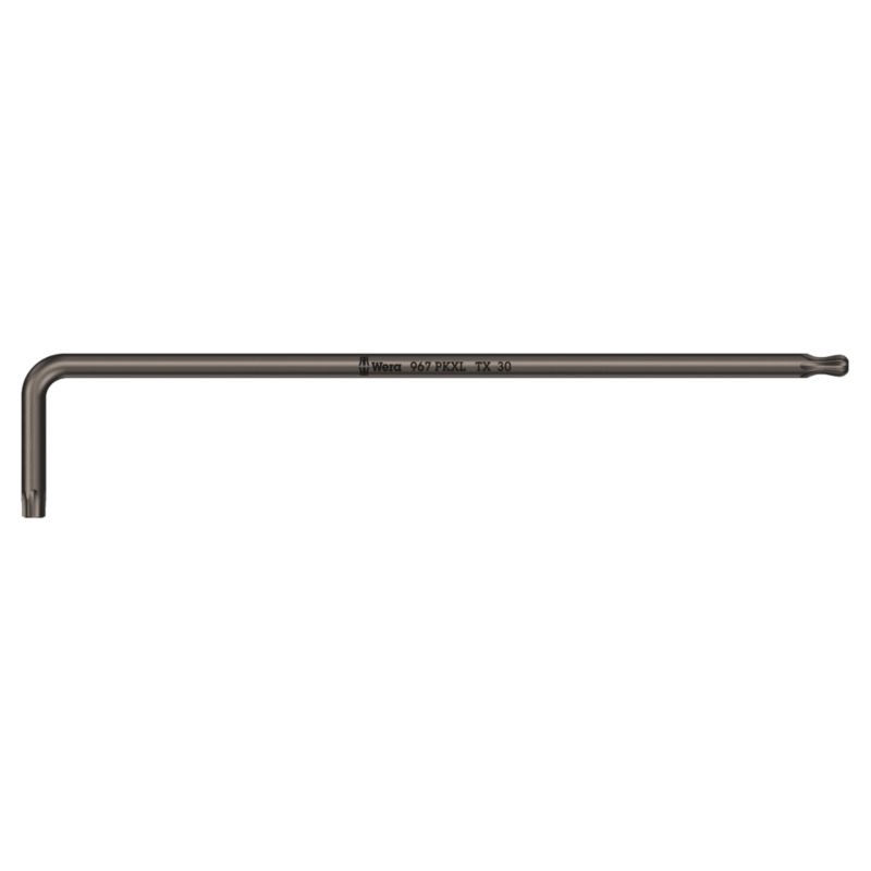 Klucz trzpieniowy Wera TORX z końcówką kulistą, długi, TX 30 x 195 mm, 05024468001, 1szt.
