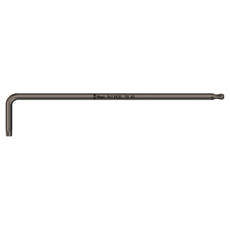 Klucz trzpieniowy Wera TORX z końcówką kulistą, długi, TX 40 x 224 mm, 05024469001, 1szt.