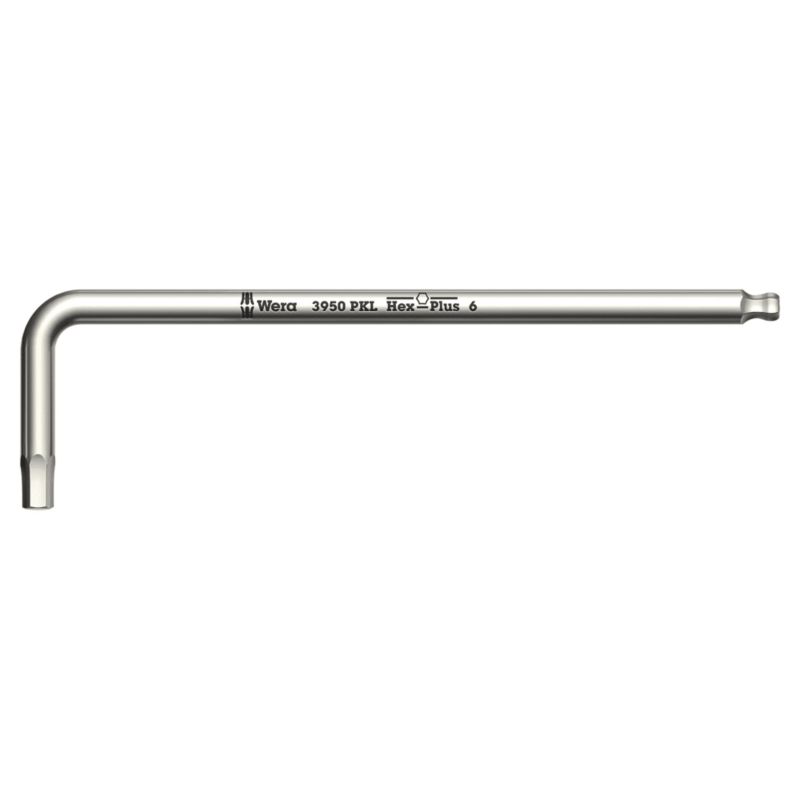 Klucz trzpieniowy Wera ze stali nierdzewnej z końcówka kulistą, metryczny, 1.5 x 90 mm, 05022700001, 1szt.