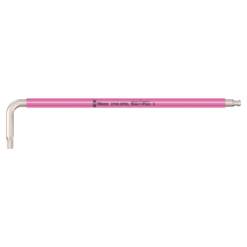 Klucz trzpieniowy Wera ze stali nierdzewnej z końcówka kulistą, metryczny, 3 x 123 mm, 05022663001, 1szt.
