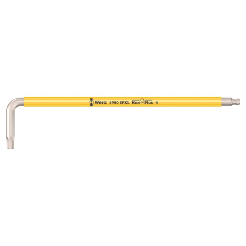 Klucz trzpieniowy Wera ze stali nierdzewnej z końcówka kulistą, metryczny, 4 x 137 mm, 05022664001, 1szt.