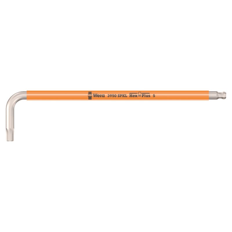 Klucz trzpieniowy Wera ze stali nierdzewnej z końcówka kulistą, metryczny, 5 x 154 mm, 05022665001, 1szt.
