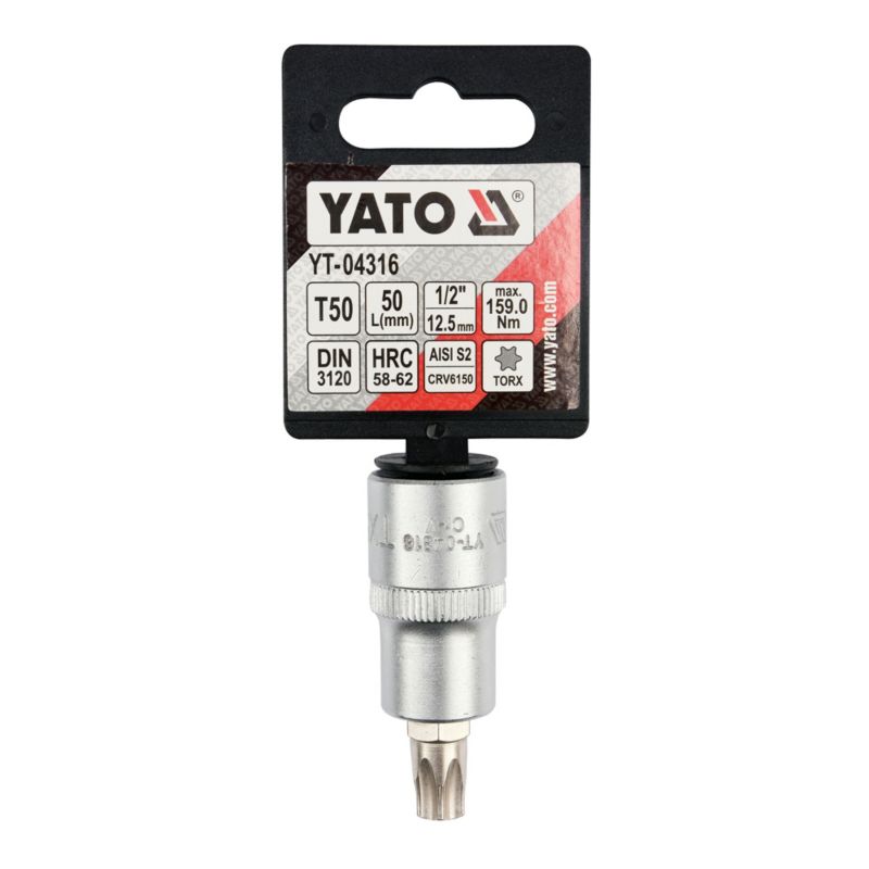 Klucz trzpieniowy Yato Torx 1/2'' T50 L = 55 mm