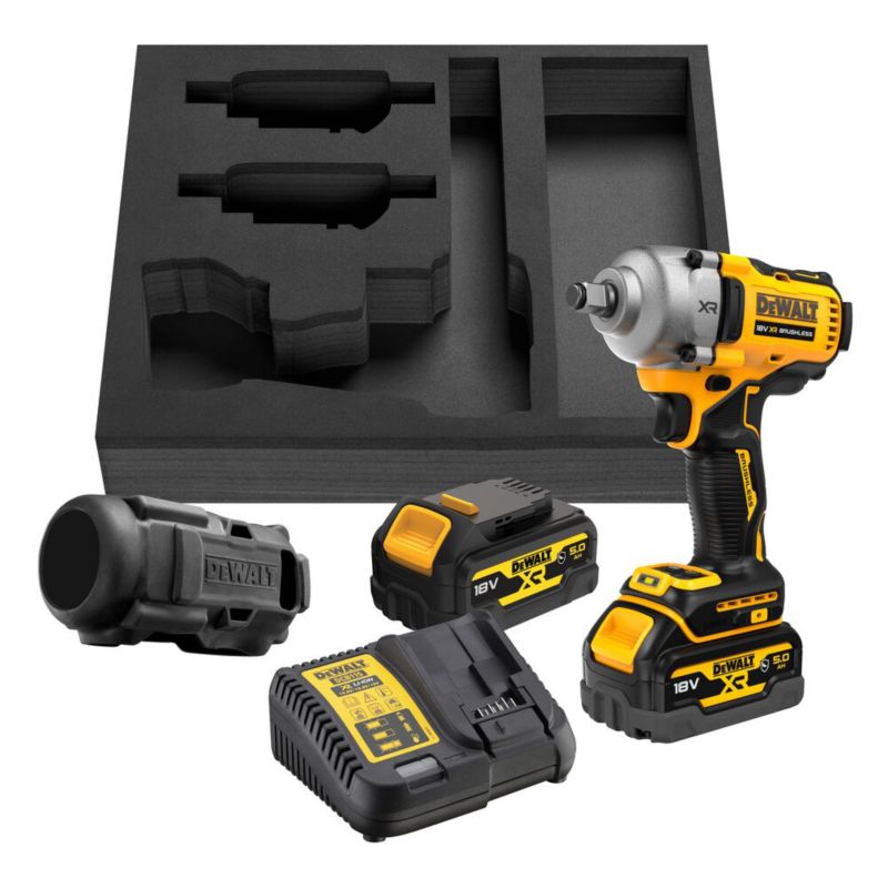 Klucz udarowy akumulatorowy DeWalt 18V 2x5Ah 1szt