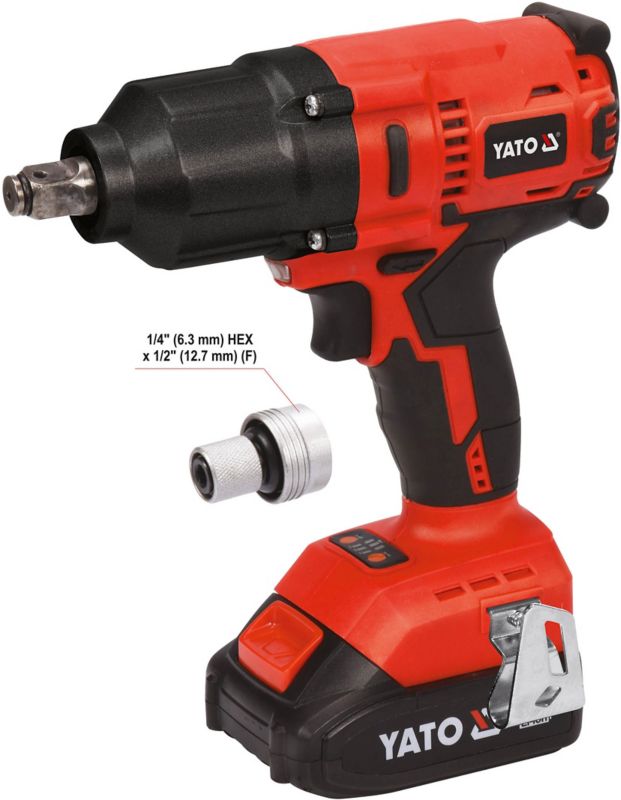 Klucz udarowy bezszczotkowy Yato 18 V 1/2" 700 Nm