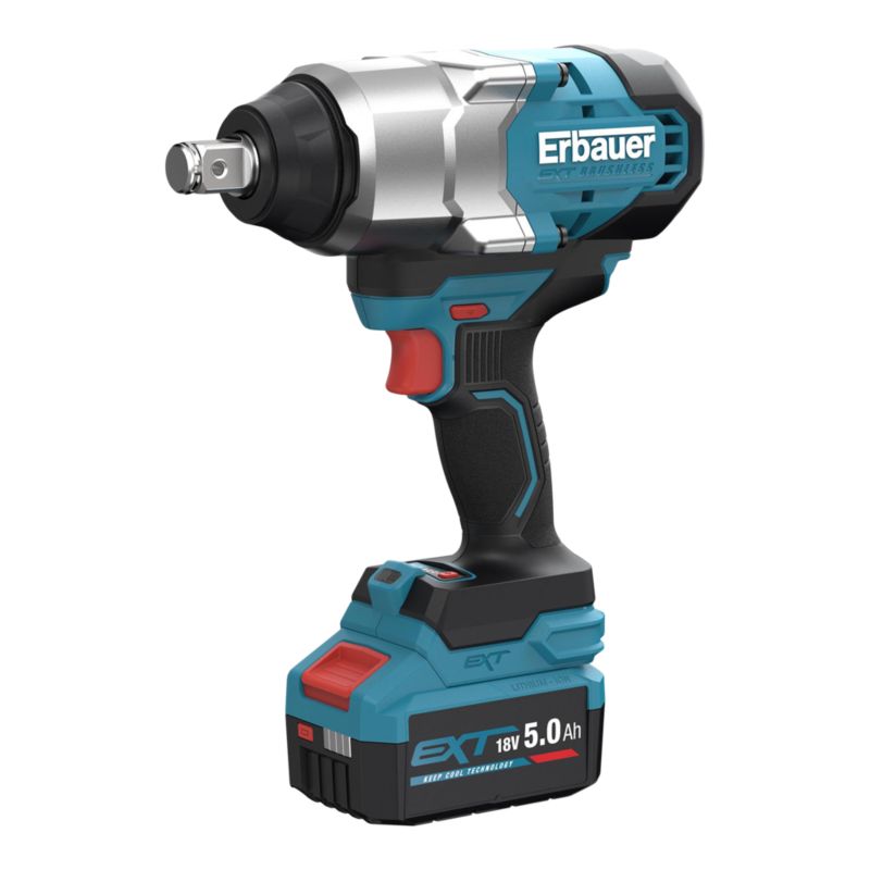 Klucz udarowy Erbauer 18V 1625 Nm 1x5,0Ah