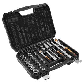 Klucze nasadowe NEO TOOLS 1/2", 1/4" 73 szt. 1 kpl