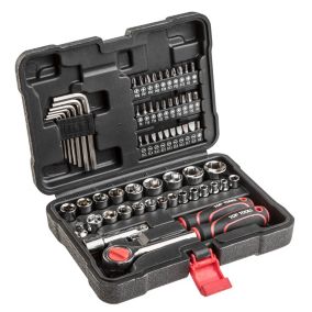 Klucze nasadowe Top Tools 1/4", 3/8", 63 szt. 1 kpl