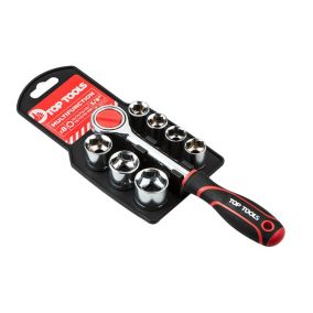 Klucze nasadowe Top Tools 3/8", zestaw 8 szt. 1 kpl