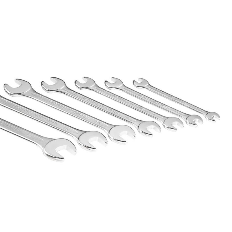 Klucze płaskie NEO TOOLS dwustronne 6-22 mm, zestaw 8 szt. 1 kpl