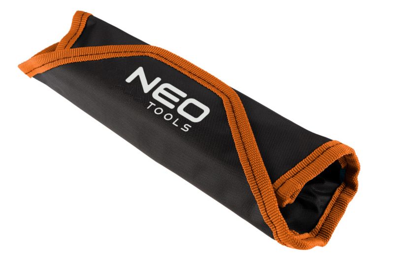 Klucze płaskie NEO TOOLS dwustronne, super cienkie, 5.5 x 27 mm, zestaw 8 szt., etui 1 kpl