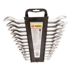 Klucze płaskie TOPEX dwustronne 6-32 mm, zestaw 12 szt. 1 kpl