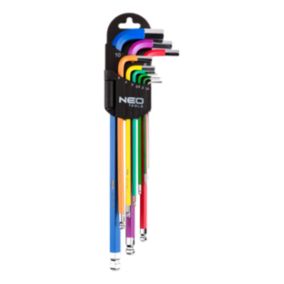 Klucze sześciokątne Neo Tools 1.5-10 mm 9 szt.