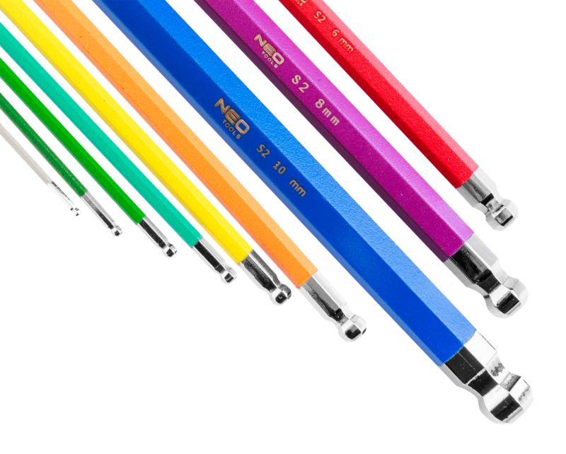 Klucze sześciokątne Neo Tools 1.5-10 mm 9 szt.