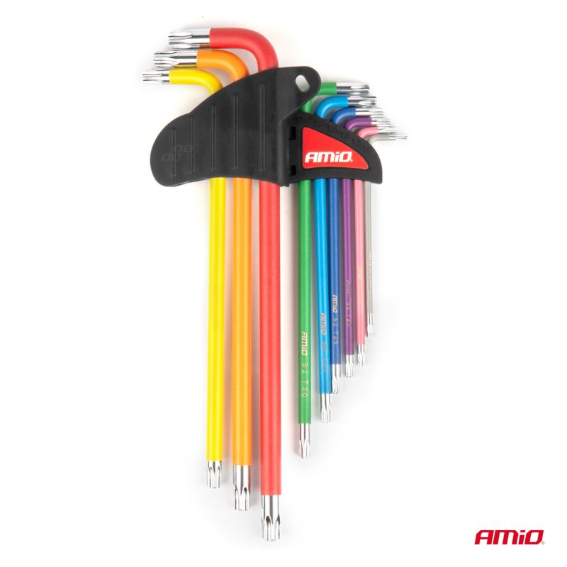 Klucze TORX AMIO extra długie zestaw imbusy zestaw S2 1 kpl.