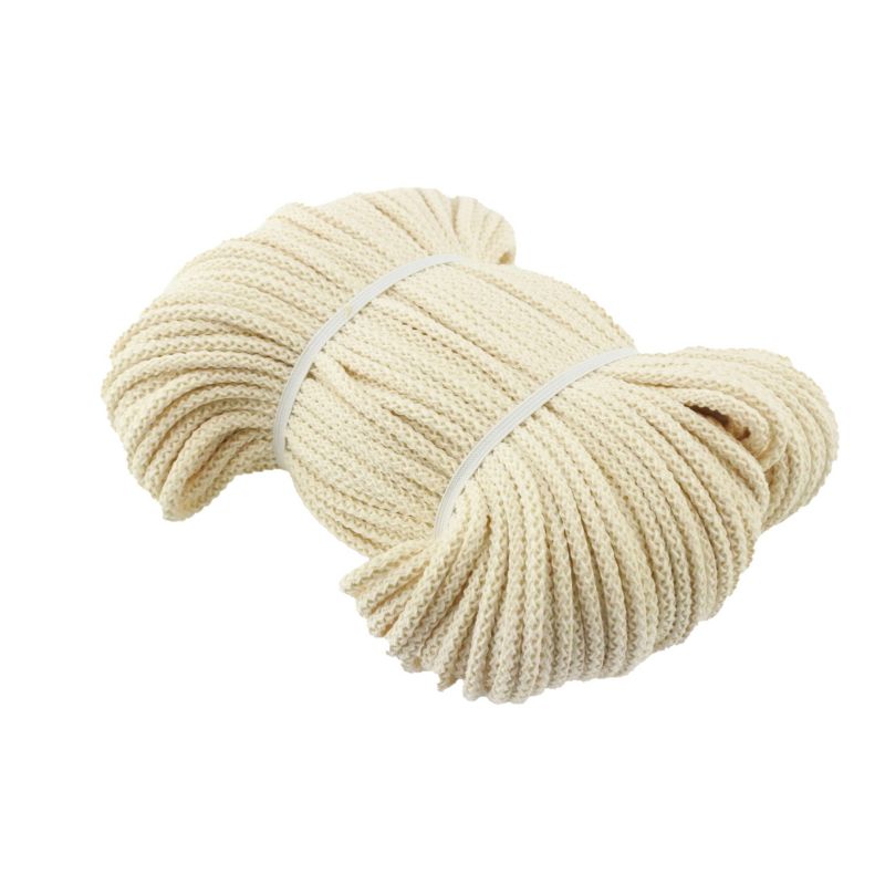 Knot do lampy olejowej KYCT okrągły 3,5 mm 100% bawełna 5 m 1 szt.