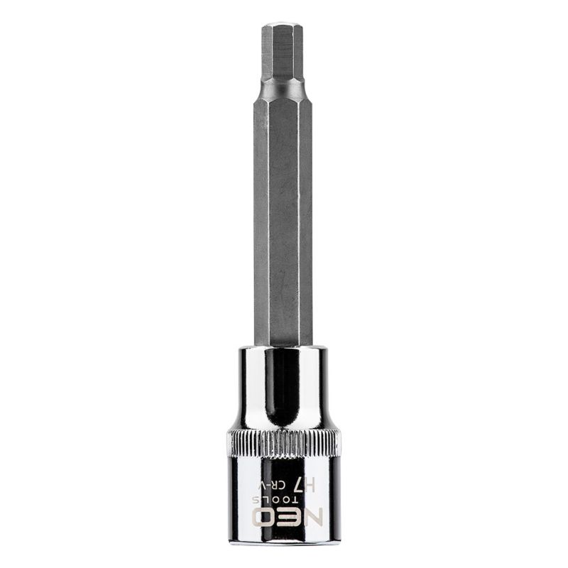 Końcówka sześciokątna na nasadce 1/2" NEO TOOLS H7 1 szt.