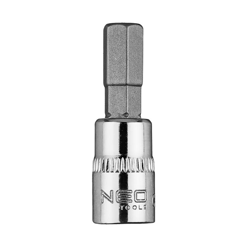 Końcówka sześciokątna na nasadce 1/4" NEO TOOLS H7 krótka, 37 mm 1 szt.