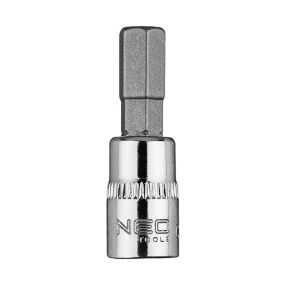 Końcówka sześciokątna na nasadce 1/4" NEO TOOLS H7 krótka, 37 mm 1 szt.