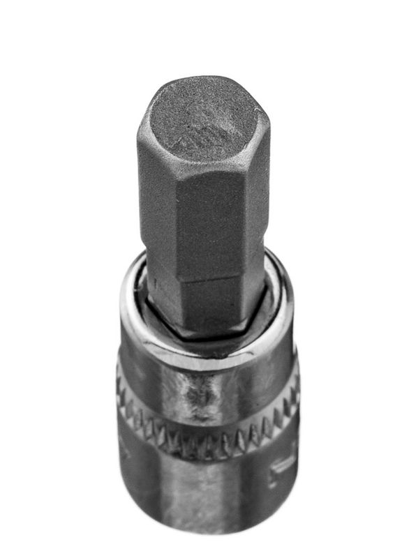 Końcówka sześciokątna na nasadce 1/4" NEO TOOLS H7 krótka, 37 mm 1 szt.