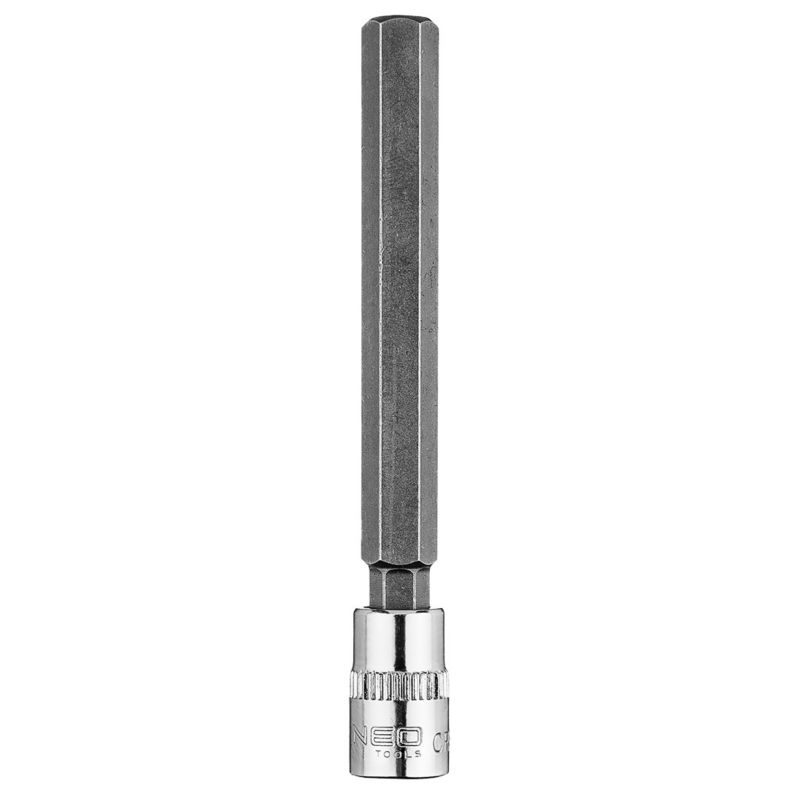 Końcówka sześciokątna na nasadce 1/4" NEO TOOLS H8 długa, 87 mm 1 szt.
