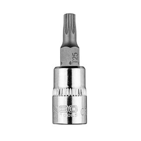 Końcówka Torx na nasadce 1/4" NEO TOOLS TX25 krótka, 37 mm 1 szt.
