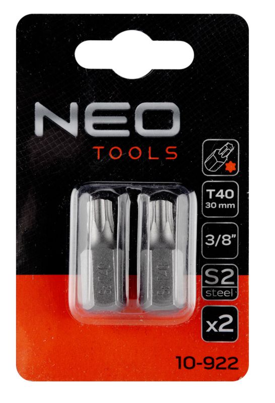 Końcówka Torx NEO TOOLS T40, długości 30 mm srebrny 1 szt.