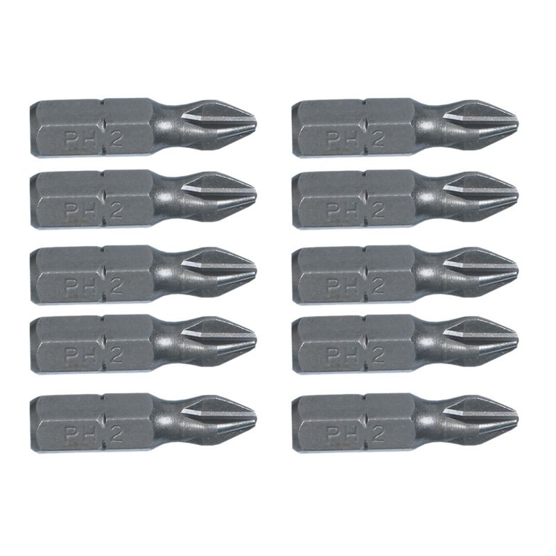 Końcówki wkrętakowe TOPEX rozmiar 1/4" długość 25 mm 1 kpl.
