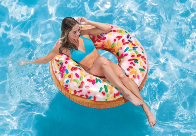 Koło dmuchane do pływania Intex 56263NP Donut, średnica 99 cm, 1 szt.