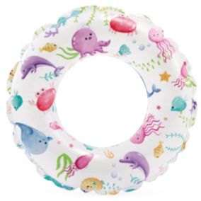 Koło dmuchane Intex plażowe do pływania 59241-09 Podwodny Świat 61 cm 1szt.