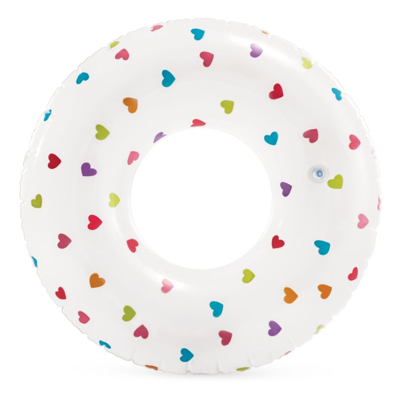 Koło dmuchane Intex plażowe do pływania 59259-01 serca 81 cm 1szt.