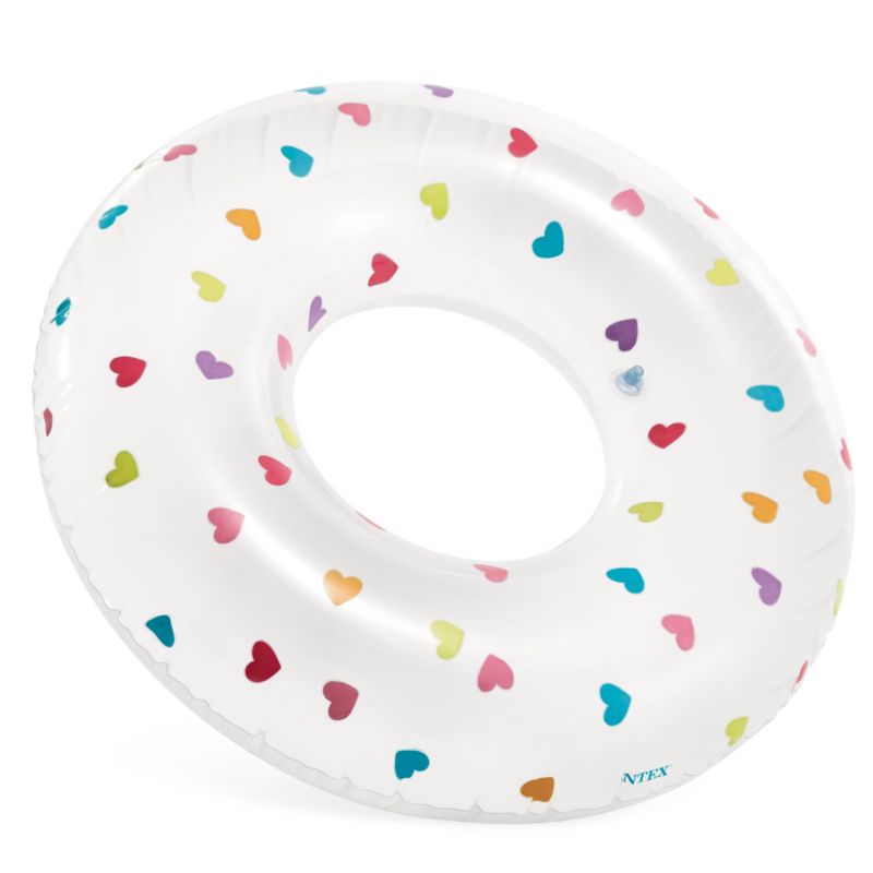 Koło dmuchane Intex plażowe do pływania 59259-01 serca 81 cm 1szt.
