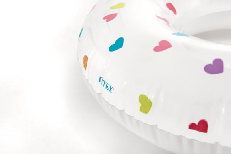 Koło dmuchane Intex plażowe do pływania 59259-01 serca 81 cm 1szt.