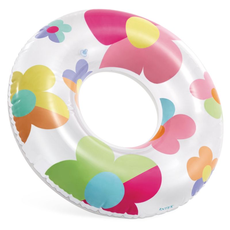 Koło dmuchane Intex plażowe do pływania 59259-02 kwiatki 81 cm 1szt.