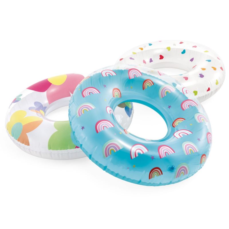 Koło dmuchane Intex plażowe do pływania 59259-03 tęcza 81 cm 1szt.