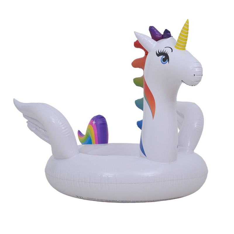 Koło dmuchane Mirpol do basenu, jednorożec, unicorn, 115cm  1 szt.