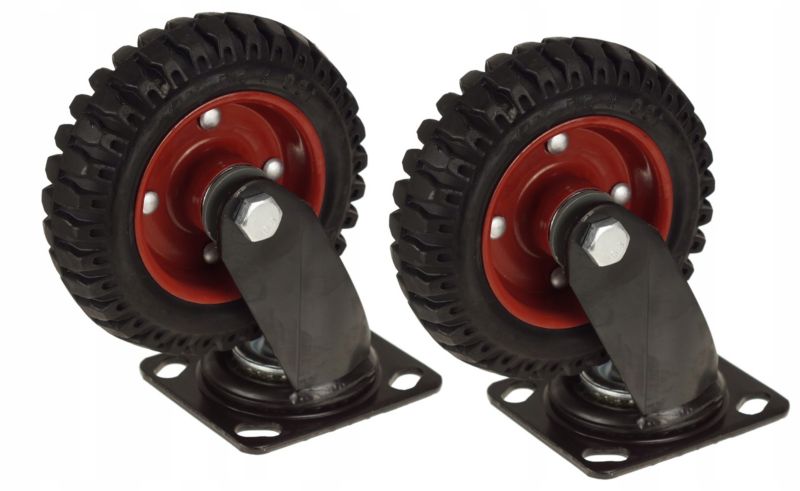 Koło Do Wózka FEINZ Skrętne Platformy Obrotowe 160X45Mm 235Kg Łożysko 2 szt.