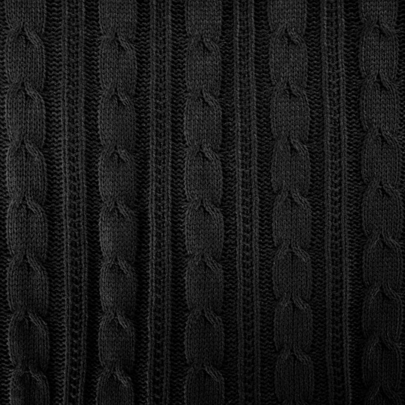 Koc Akryl 130 x 170 cm czarny