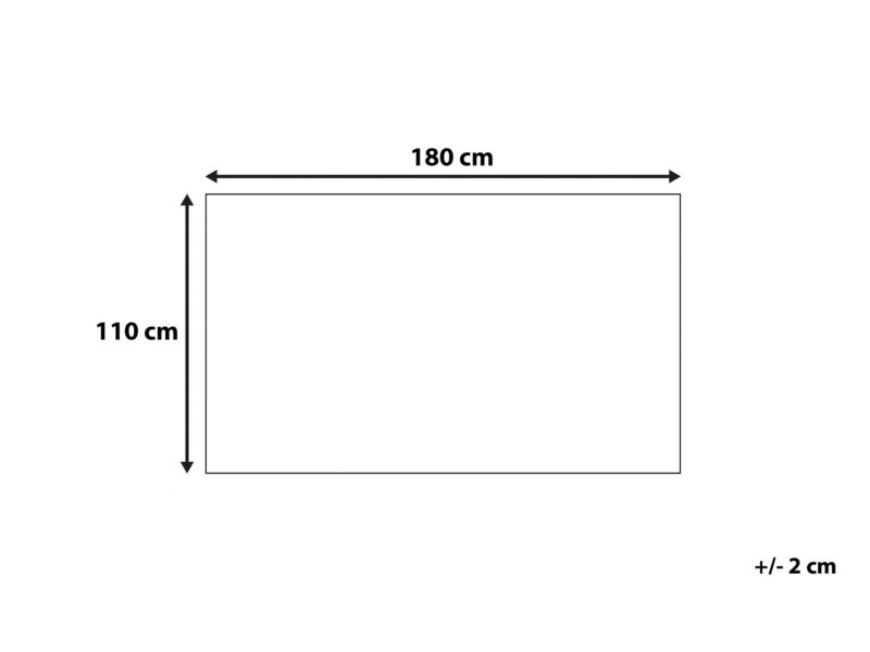 Koc Anamur Bawełna 110 x 180 cm Jasnoszary 1 szt.