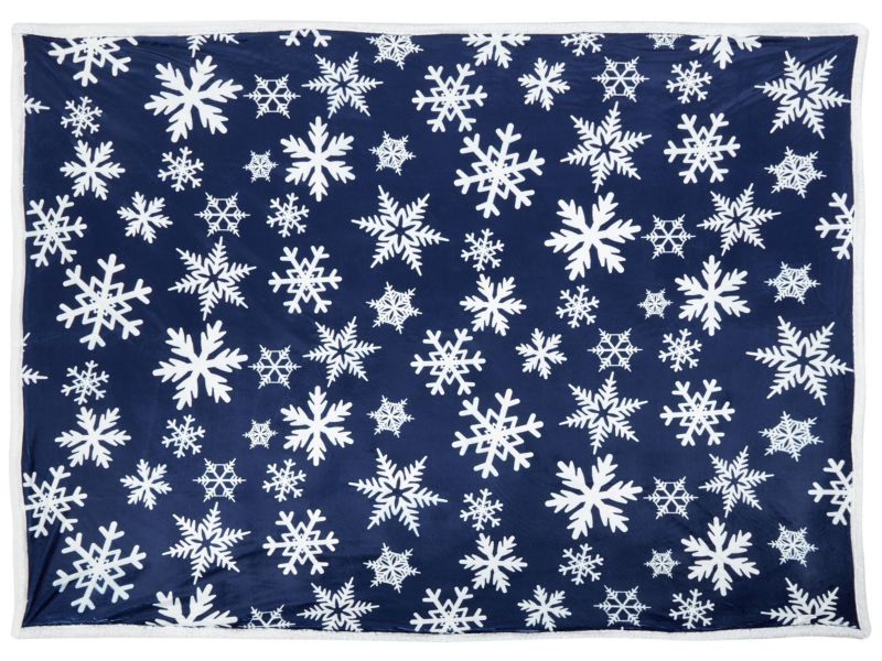Koc Anise 150 x 200 cm Ciemnoniebieski 1 szt.