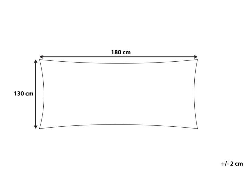 Koc Asaka Bawełna 130 x 180 cm Beżowy 1 szt.