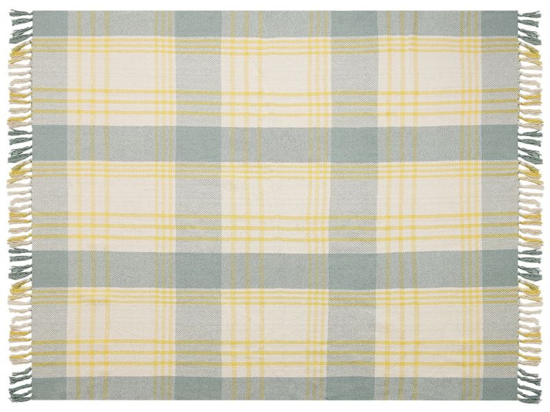 Koc Betali Bawełna 125 x 150 cm Żółty 1 szt.